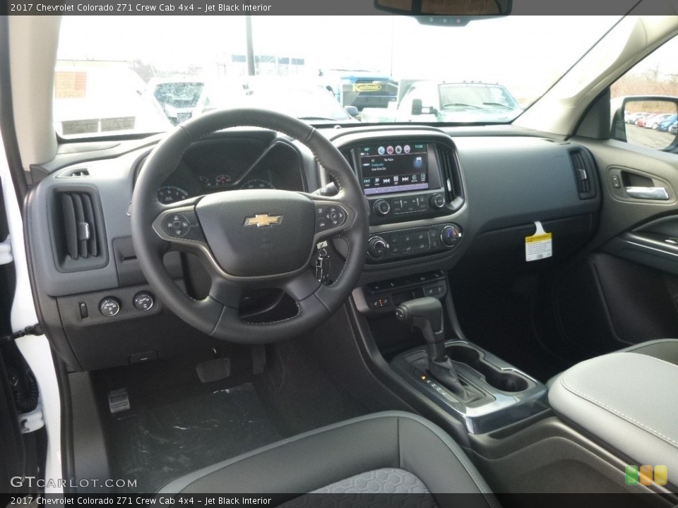 Jet Black Interior Photo for the 2017 Chevrolet Colorado Z71 Crew Cab 4x4 #118327643