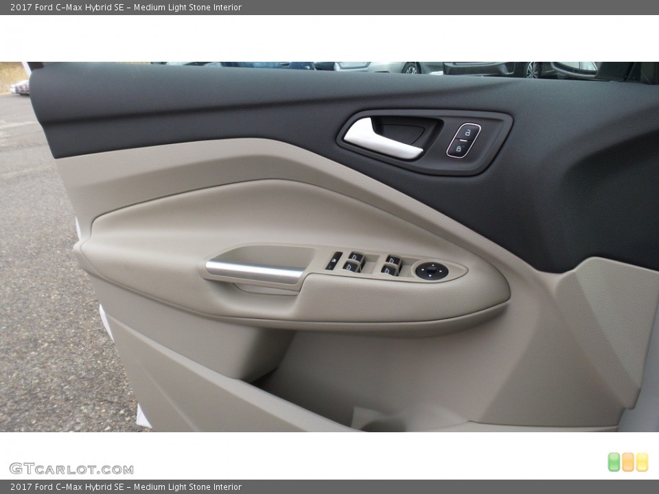 Medium Light Stone Interior Door Panel for the 2017 Ford C-Max Hybrid SE #118336643