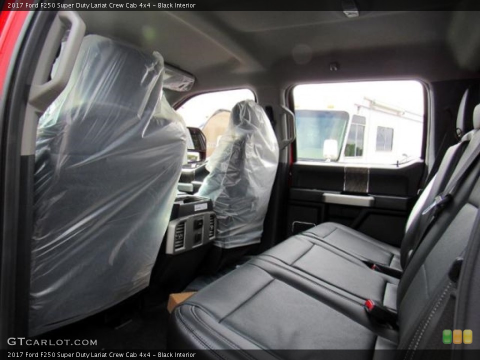 Black Interior Rear Seat for the 2017 Ford F250 Super Duty Lariat Crew Cab 4x4 #118338059