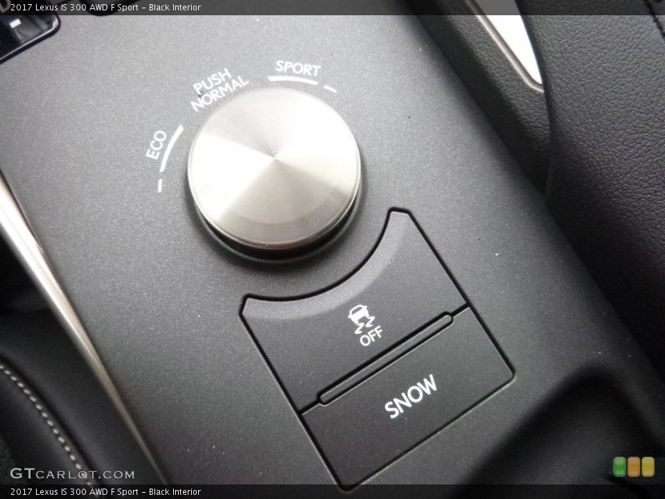 Black Interior Controls for the 2017 Lexus IS 300 AWD F Sport #118344484