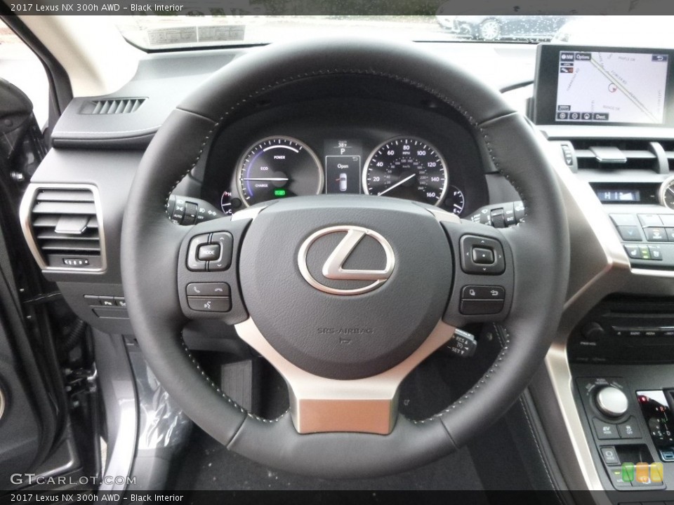 Black Interior Steering Wheel for the 2017 Lexus NX 300h AWD #118345570