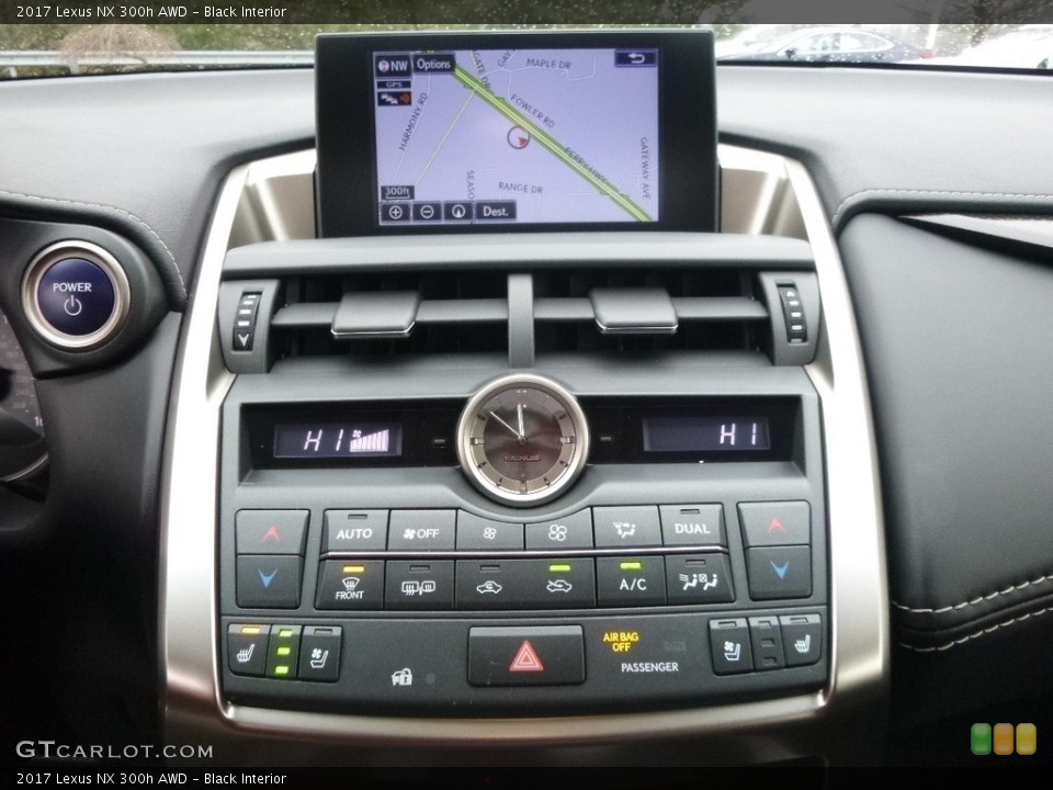 Black Interior Navigation for the 2017 Lexus NX 300h AWD #118345600