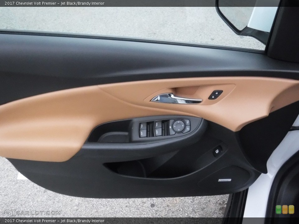 Jet Black/Brandy Interior Door Panel for the 2017 Chevrolet Volt Premier #118345807