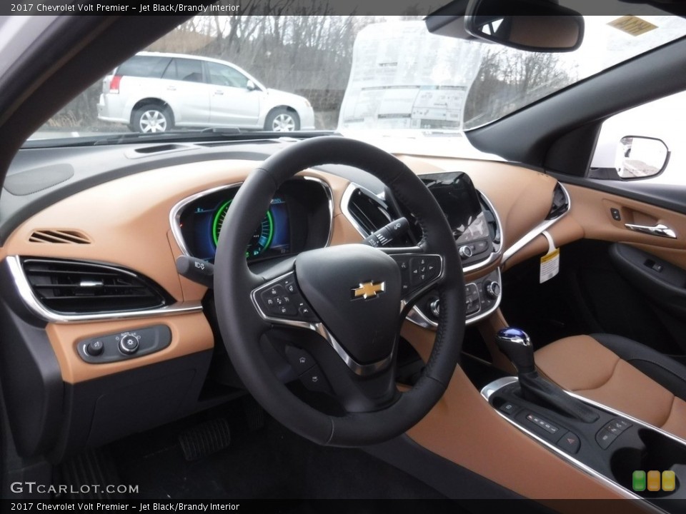Jet Black/Brandy Interior Dashboard for the 2017 Chevrolet Volt Premier #118345855