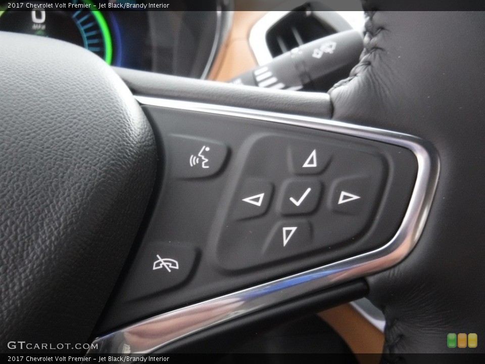 Jet Black/Brandy Interior Controls for the 2017 Chevrolet Volt Premier #118346104