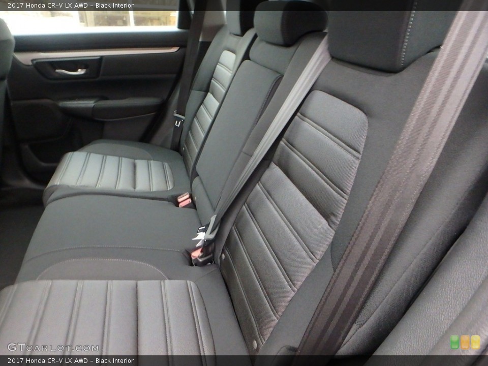 Black Interior Rear Seat for the 2017 Honda CR-V LX AWD #118347496