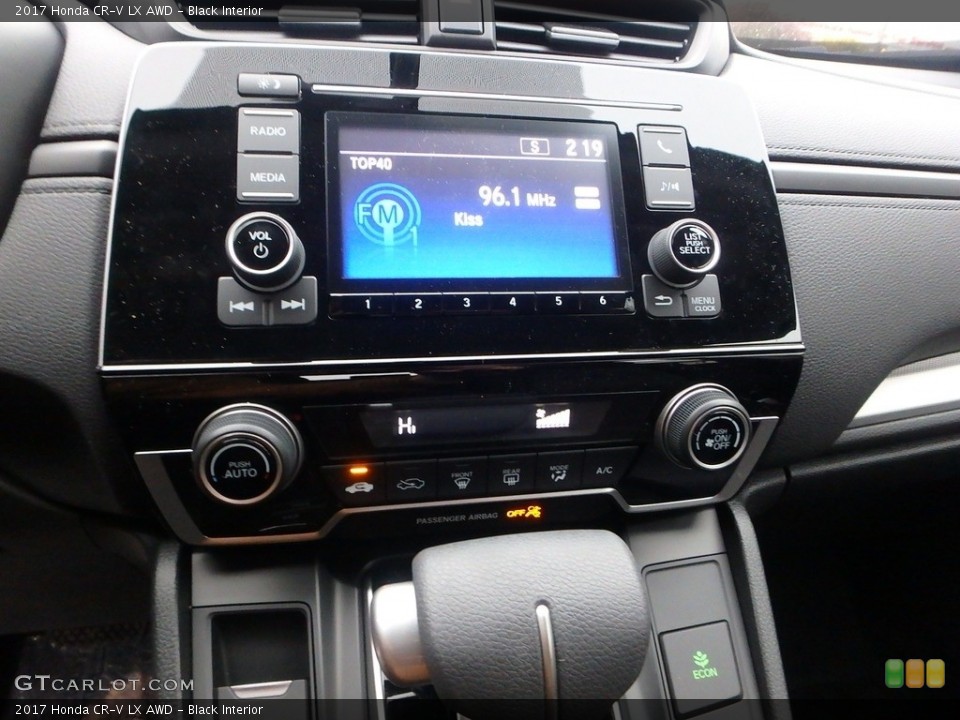 Black Interior Controls for the 2017 Honda CR-V LX AWD #118347580