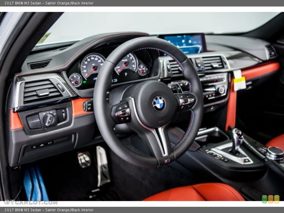 Sakhir Orange/Black Interior Dashboard for the 2017 BMW M3 Sedan #118349731