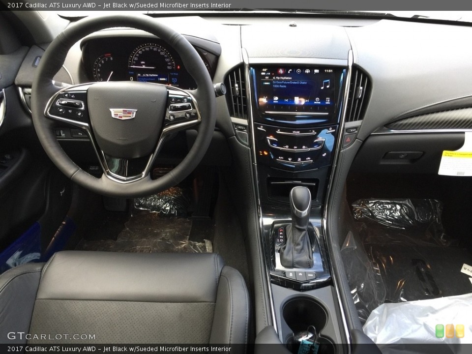 Jet Black w/Sueded Microfiber Inserts Interior Dashboard for the 2017 Cadillac ATS Luxury AWD #118350193