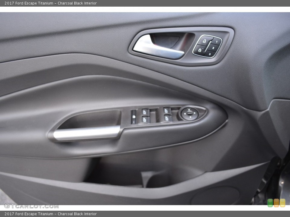 Charcoal Black Interior Door Panel for the 2017 Ford Escape Titanium #118357795