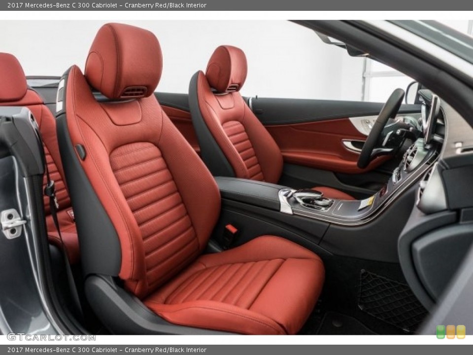 Cranberry Red/Black Interior Photo for the 2017 Mercedes-Benz C 300 Cabriolet #118359865