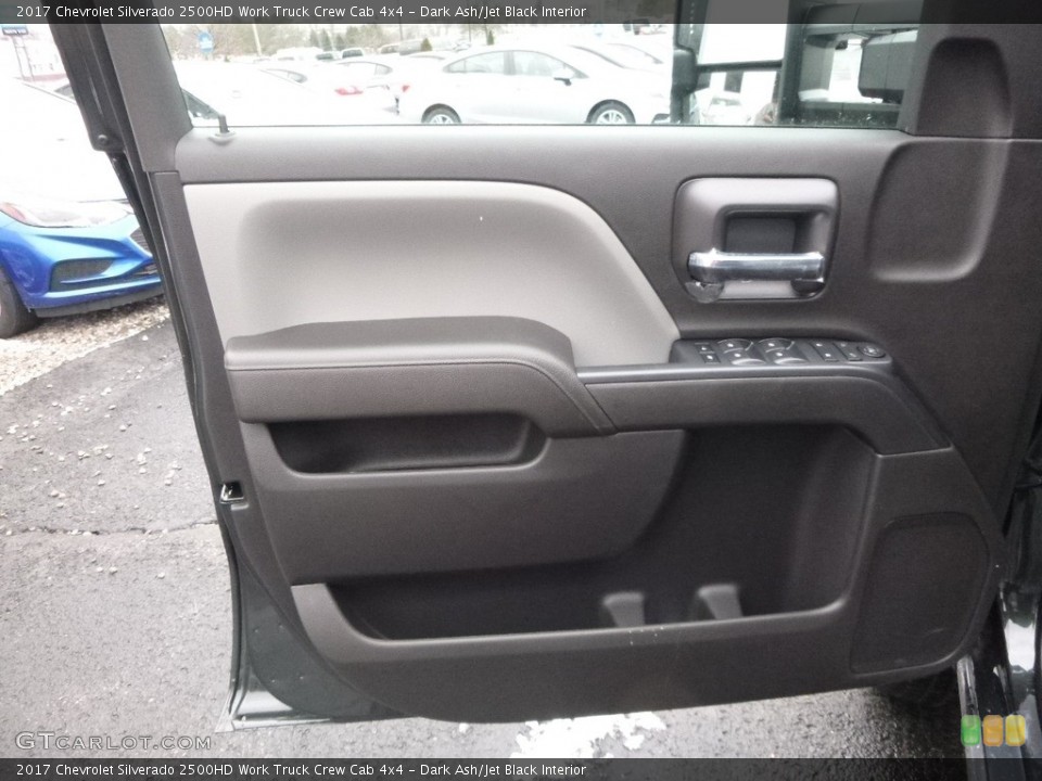 Dark Ash/Jet Black Interior Door Panel for the 2017 Chevrolet Silverado 2500HD Work Truck Crew Cab 4x4 #118362744