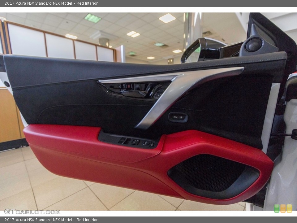 Red Interior Door Panel for the 2017 Acura NSX  #118366563
