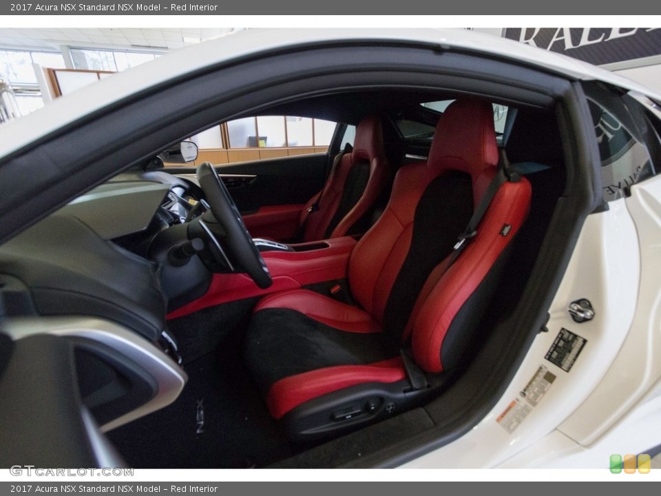 Red Interior Front Seat for the 2017 Acura NSX  #118366617
