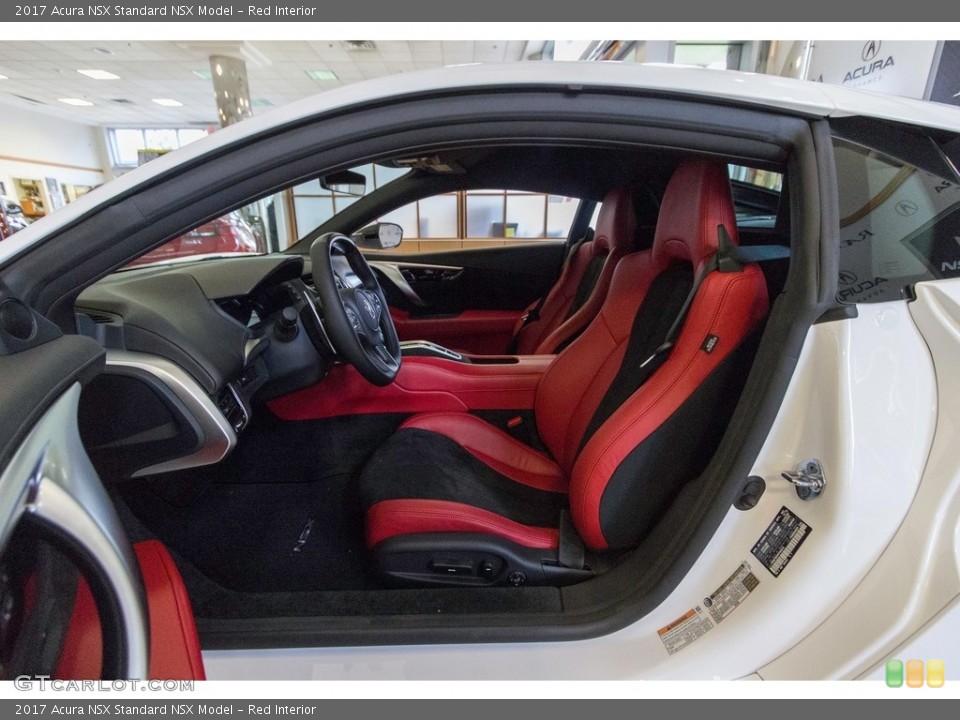 Red Interior Front Seat for the 2017 Acura NSX  #118366644