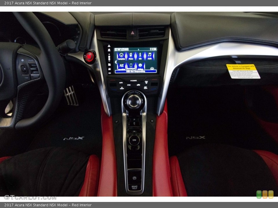 Red Interior Controls for the 2017 Acura NSX  #118366698