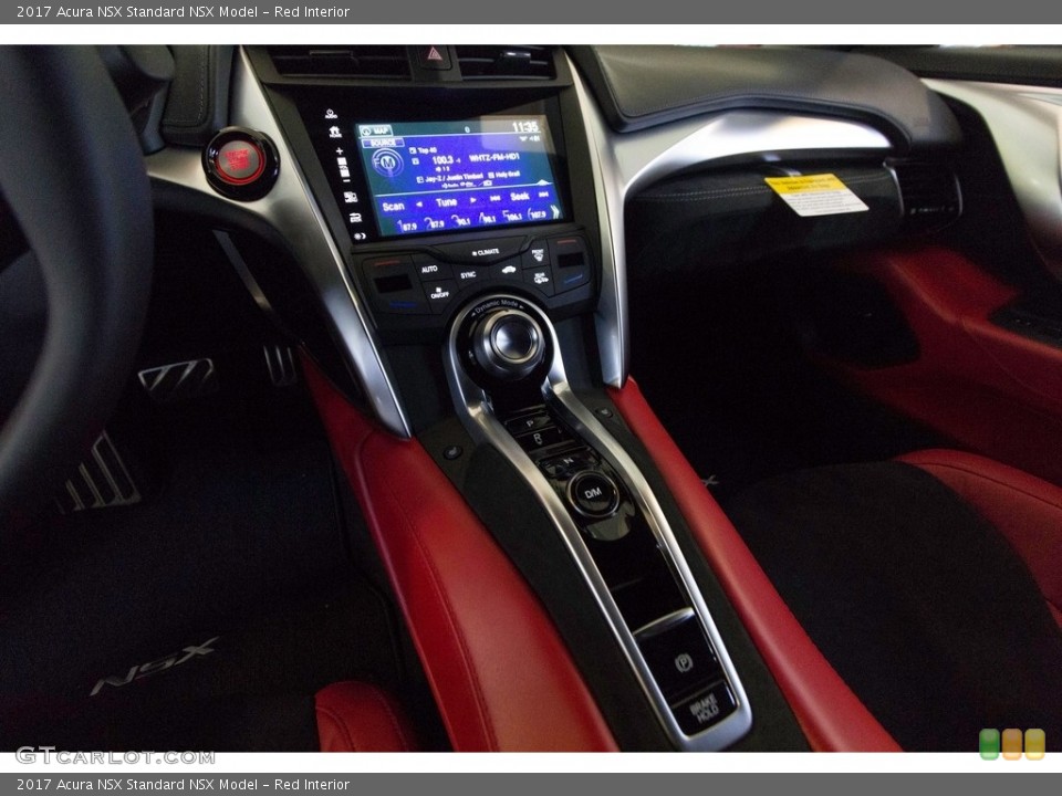 Red Interior Controls for the 2017 Acura NSX  #118366782