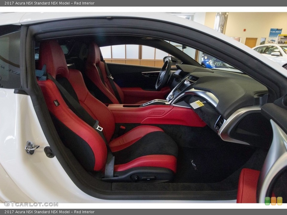 Red Interior Front Seat for the 2017 Acura NSX  #118366977