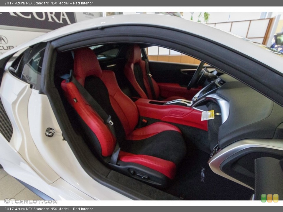 Red Interior Front Seat for the 2017 Acura NSX  #118367004