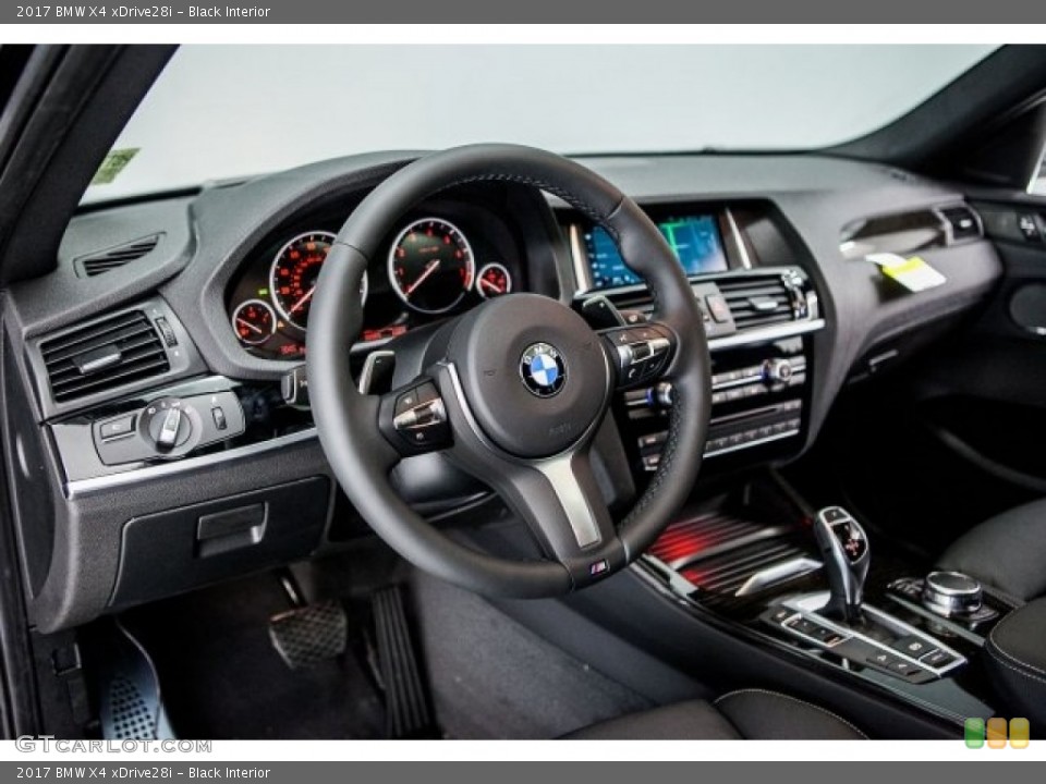 Black Interior Dashboard for the 2017 BMW X4 xDrive28i #118371750