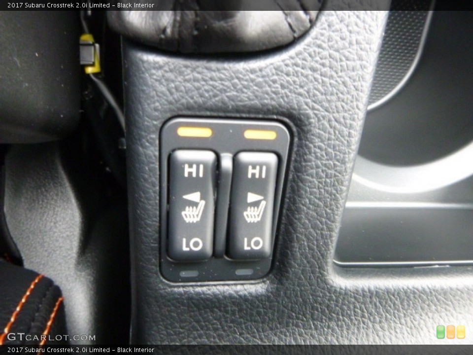Black Interior Controls for the 2017 Subaru Crosstrek 2.0i Limited #118372119