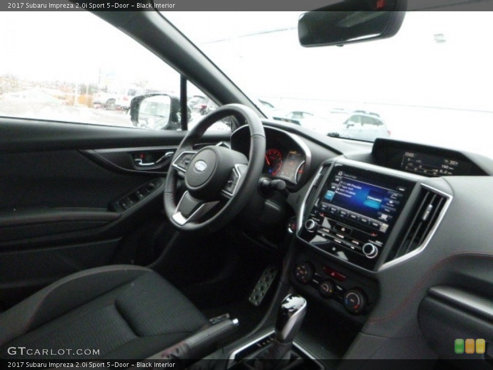 Black Interior Dashboard for the 2017 Subaru Impreza 2.0i Sport 5-Door #118376451