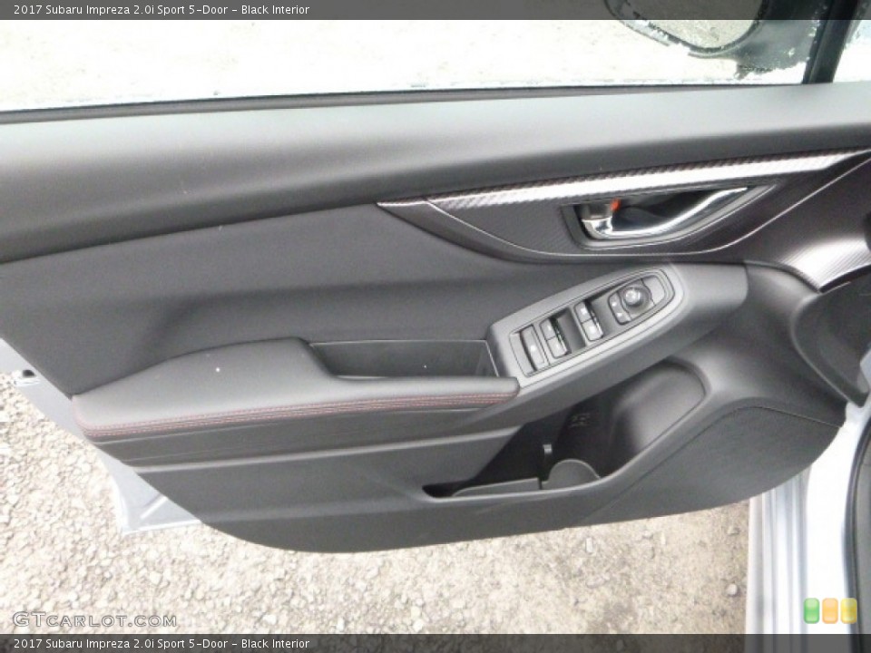 Black Interior Door Panel for the 2017 Subaru Impreza 2.0i Sport 5-Door #118376637