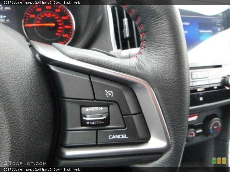Black Interior Controls for the 2017 Subaru Impreza 2.0i Sport 5-Door #118376763