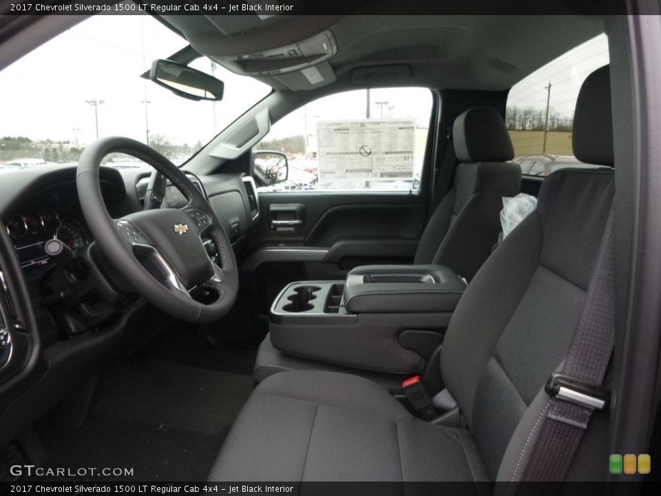 Jet Black Interior Front Seat for the 2017 Chevrolet Silverado 1500 LT Regular Cab 4x4 #118382060