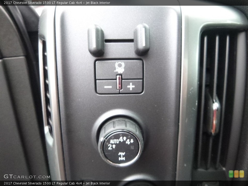 Jet Black Interior Controls for the 2017 Chevrolet Silverado 1500 LT Regular Cab 4x4 #118382136