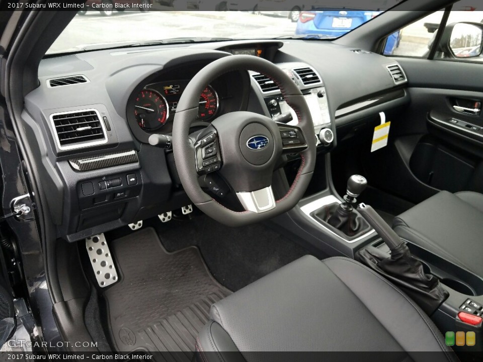 Carbon Black Interior Photo for the 2017 Subaru WRX Limited #118385103