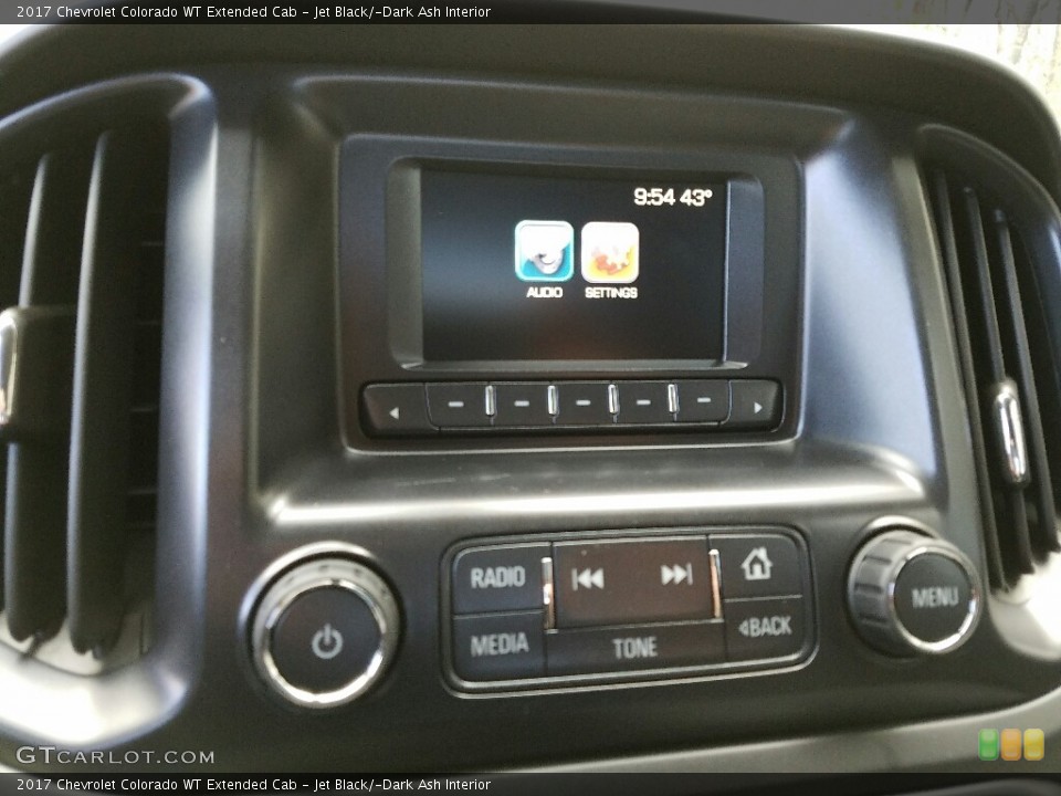 Jet Black/­Dark Ash Interior Controls for the 2017 Chevrolet Colorado WT Extended Cab #118385172