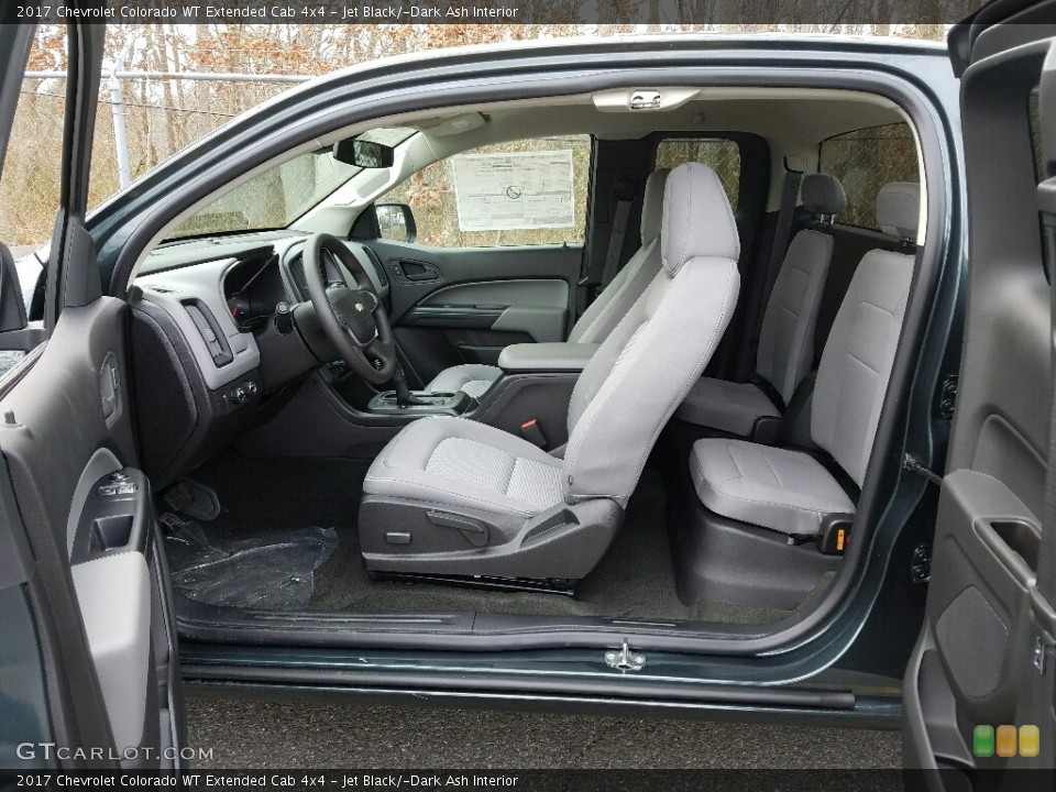 Jet Black/­Dark Ash Interior Photo for the 2017 Chevrolet Colorado WT Extended Cab 4x4 #118385262