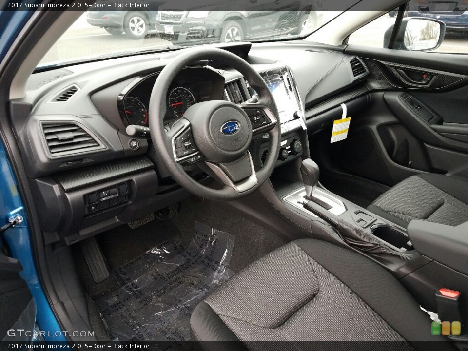 Black Interior Photo for the 2017 Subaru Impreza 2.0i 5-Door #118385334