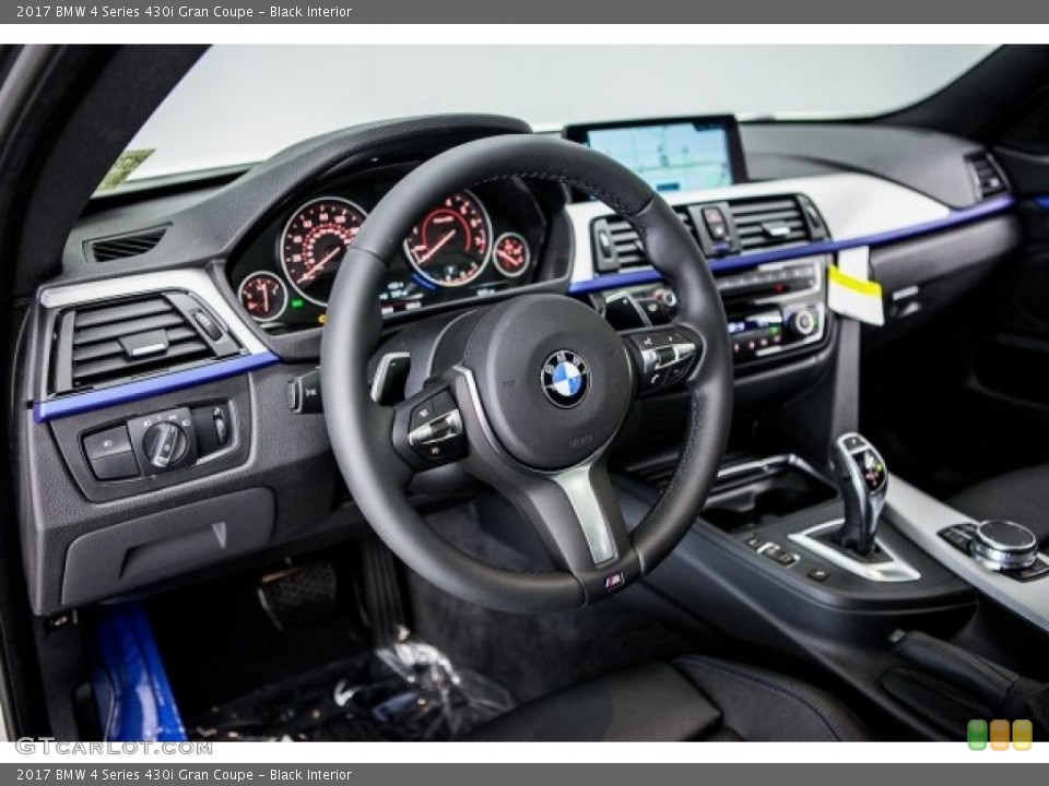 Black Interior Dashboard for the 2017 BMW 4 Series 430i Gran Coupe #118385933