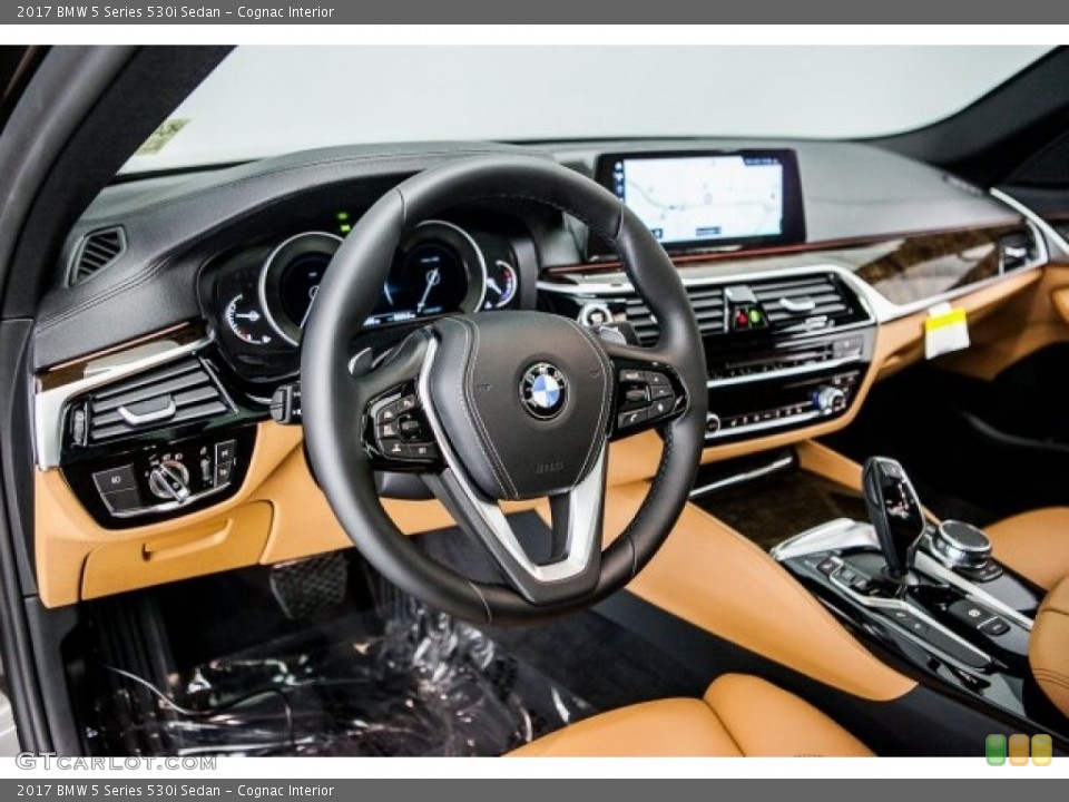 Cognac Interior Dashboard for the 2017 BMW 5 Series 530i Sedan #118386607