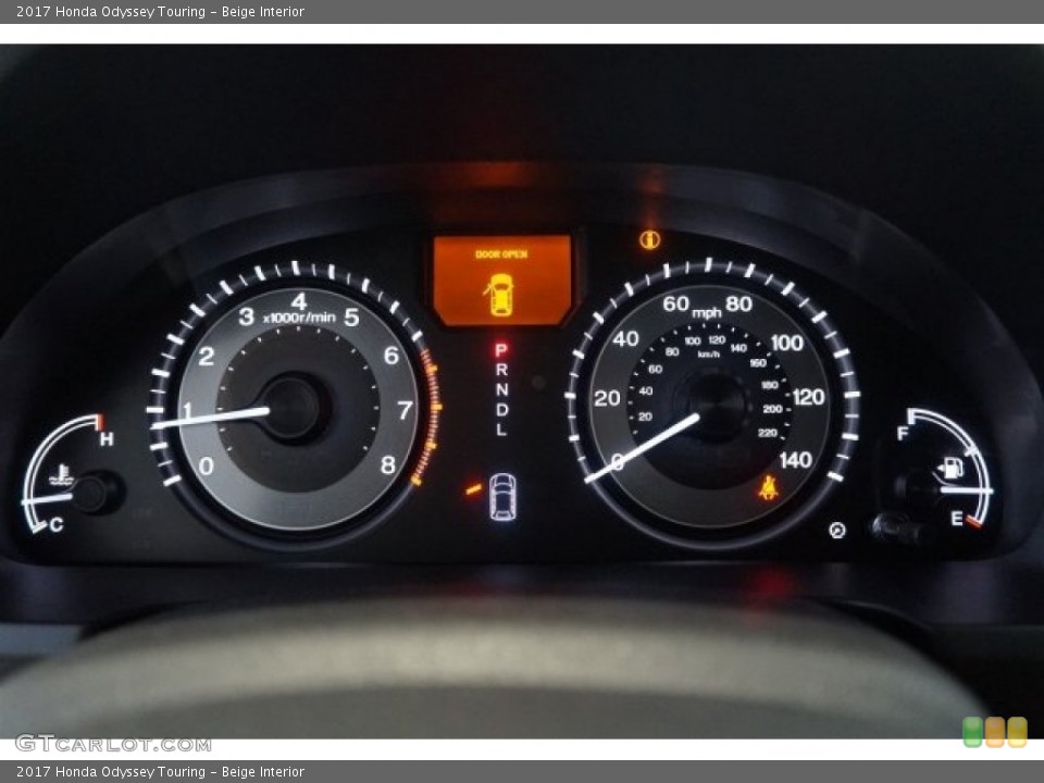 Beige Interior Gauges for the 2017 Honda Odyssey Touring #118387628