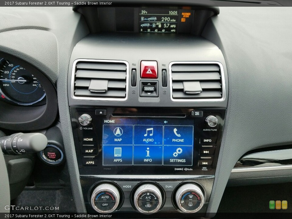 Saddle Brown Interior Controls for the 2017 Subaru Forester 2.0XT Touring #118388213