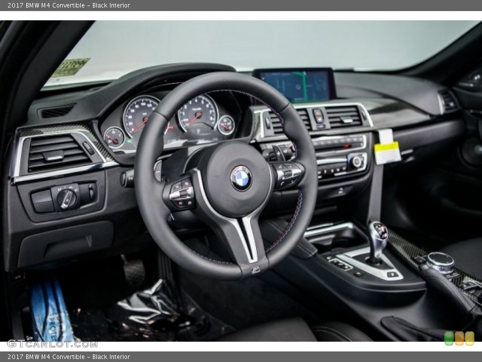 Black Interior Dashboard for the 2017 BMW M4 Convertible #118390733