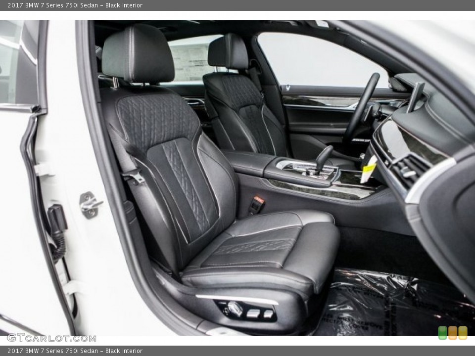 Black Interior Photo for the 2017 BMW 7 Series 750i Sedan #118391069