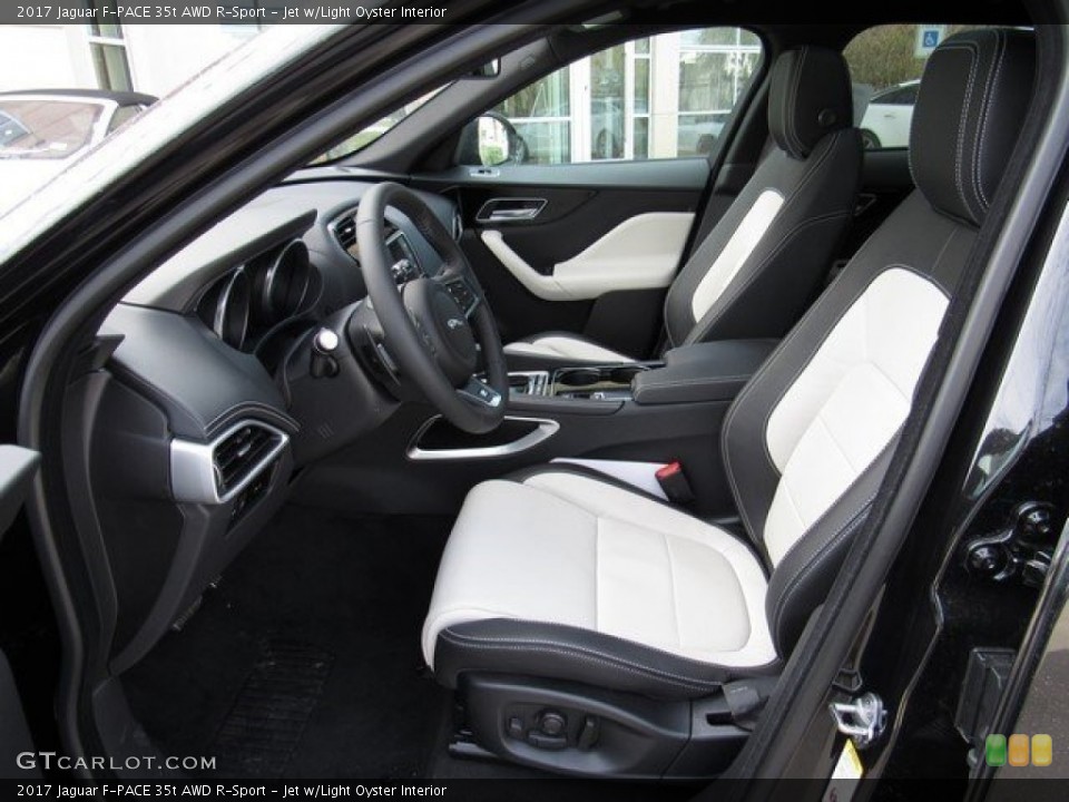 Jet w/Light Oyster Interior Photo for the 2017 Jaguar F-PACE 35t AWD R-Sport #118391204