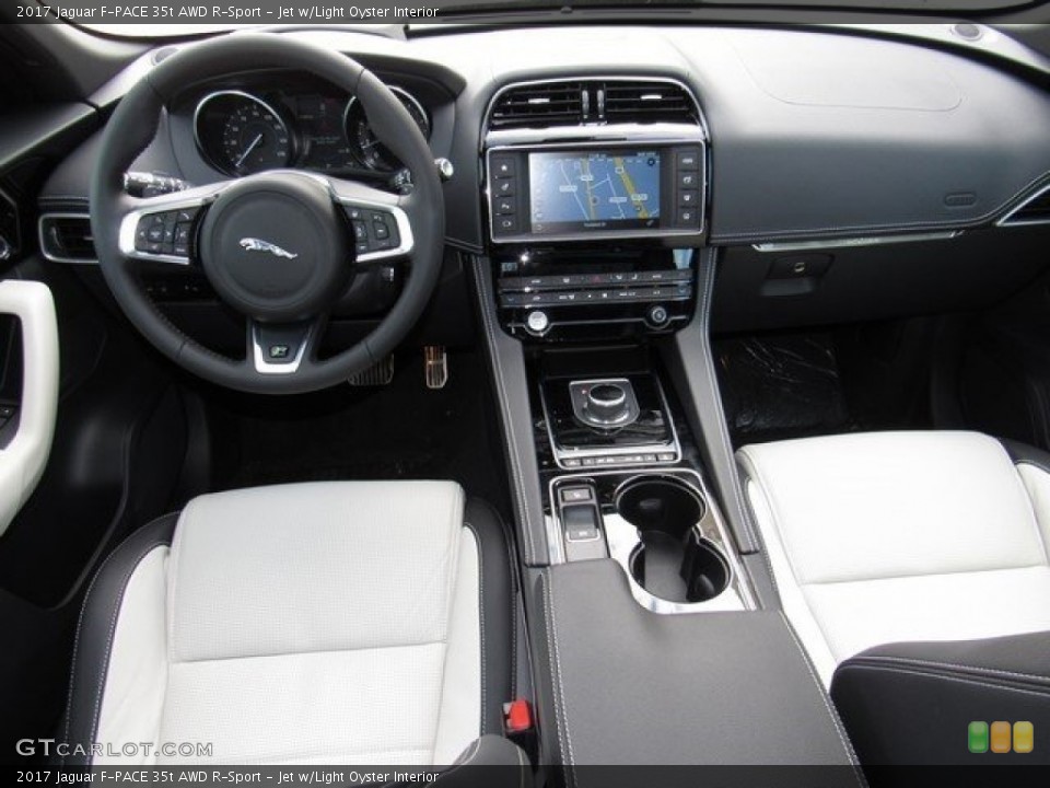 Jet w/Light Oyster Interior Dashboard for the 2017 Jaguar F-PACE 35t AWD R-Sport #118391219