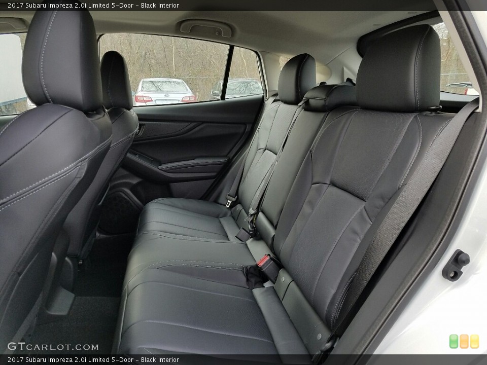 Black Interior Rear Seat for the 2017 Subaru Impreza 2.0i Limited 5-Door #118391311