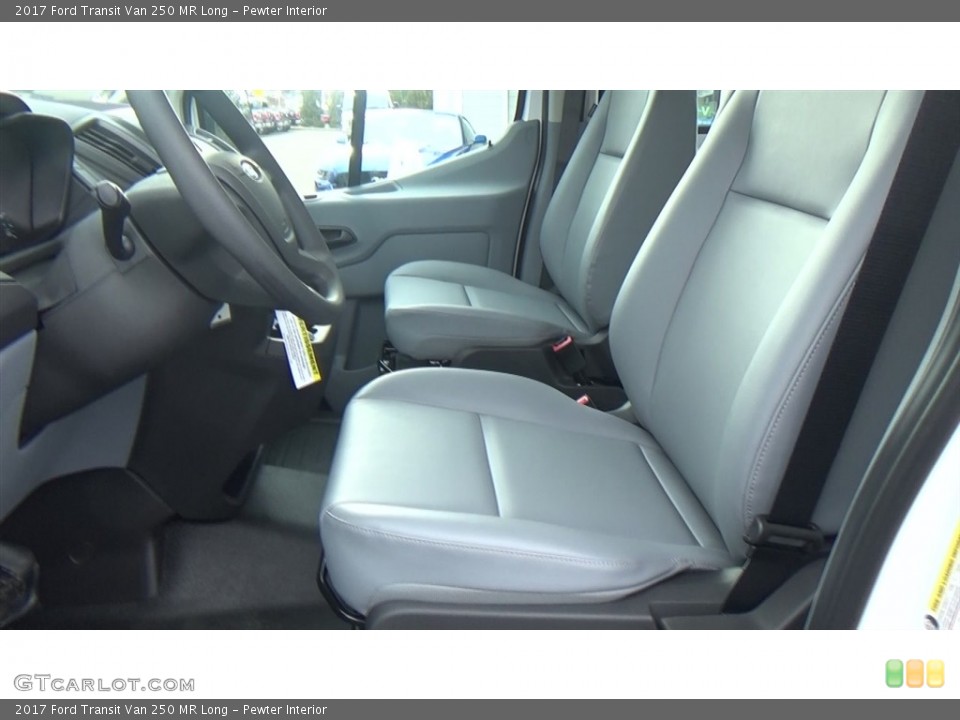 Pewter Interior Front Seat for the 2017 Ford Transit Van 250 MR Long #118392763