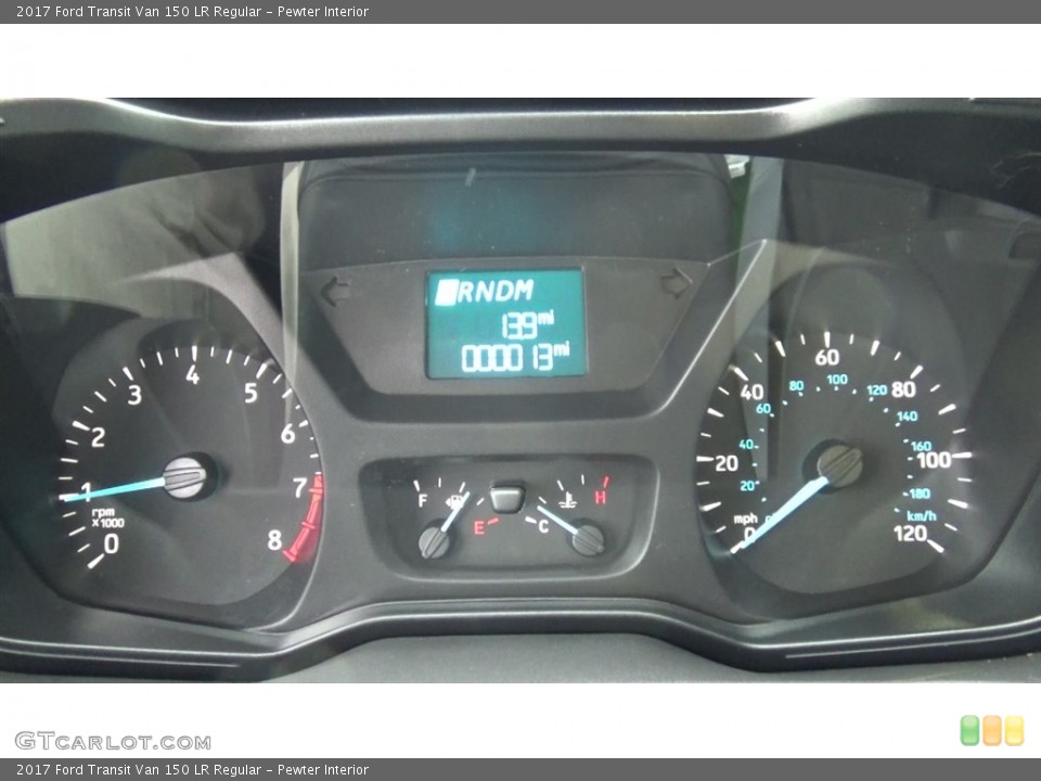 Pewter Interior Gauges for the 2017 Ford Transit Van 150 LR Regular #118393372