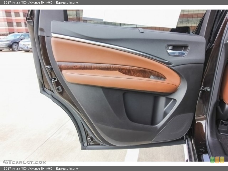 Espresso Interior Door Panel for the 2017 Acura MDX Advance SH-AWD #118396253