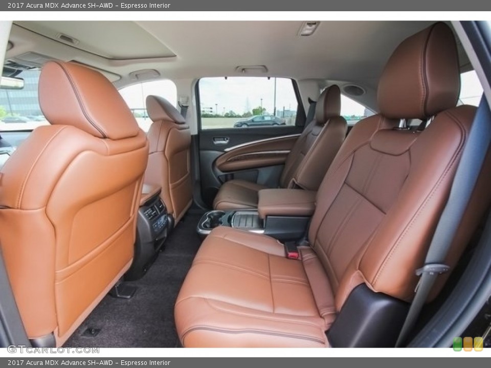 Espresso Interior Rear Seat for the 2017 Acura MDX Advance SH-AWD #118396271