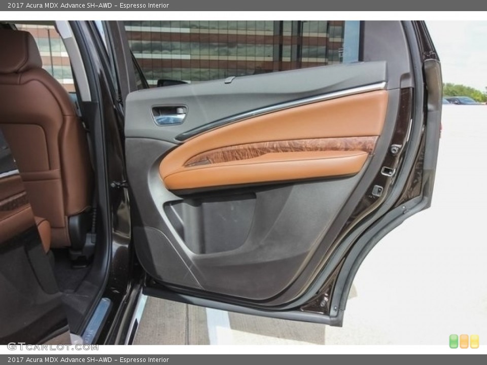 Espresso Interior Door Panel for the 2017 Acura MDX Advance SH-AWD #118396346