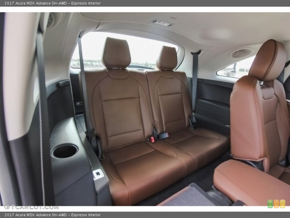Espresso Interior Rear Seat for the 2017 Acura MDX Advance SH-AWD #118396373