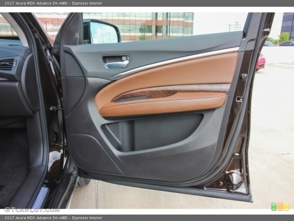Espresso Interior Door Panel for the 2017 Acura MDX Advance SH-AWD #118396397